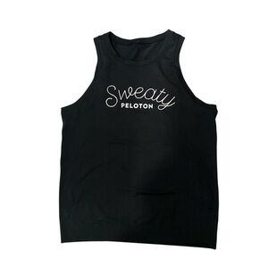lululemon X Peloton Sweaty Muscle Black Tank  Top 4